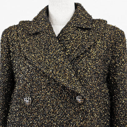 Chanel Métiers d'Art Paris-Egypte Metallic Tweed Coat