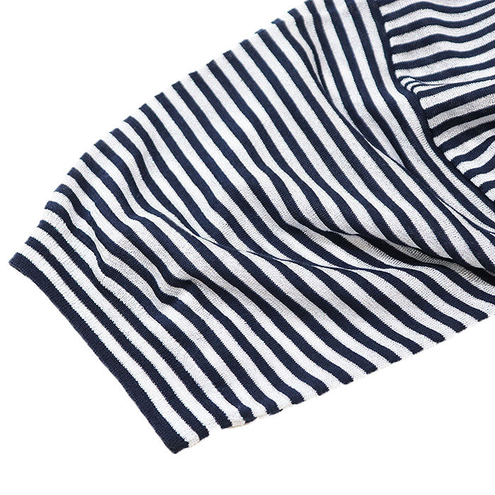 Prada Knit Metal Fiber Polo Shirt