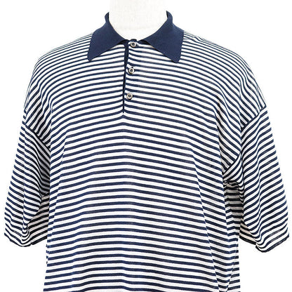 Prada Knit Metal Fiber Polo Shirt