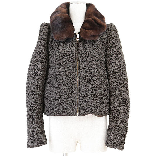 Prada Mink Fur Nylon Jacket