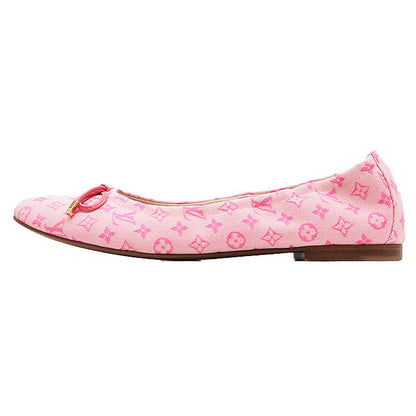 Louis Vuitton Monogram Cotton Canvas Ballerina Flats