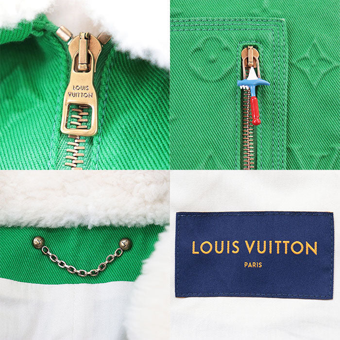Louis Vuitton Monogram Cotton Blend Denim Jacket