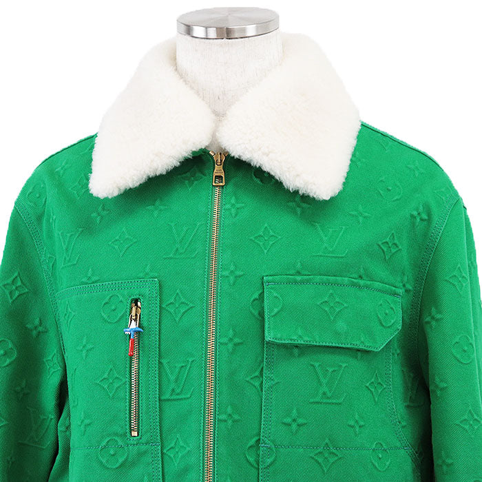 Louis Vuitton Monogram Cotton Blend Denim Jacket