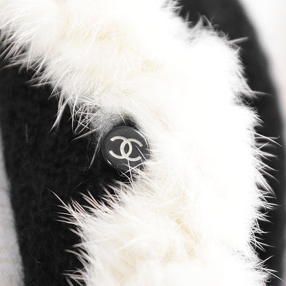 Chanel Mohair Blend Knit Cardigan Jacket