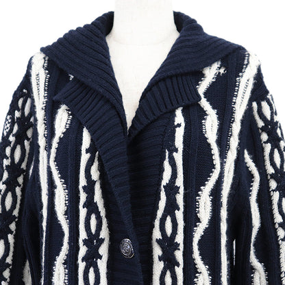 Chanel P59195 Wool Cashmere Knit Cardigan
