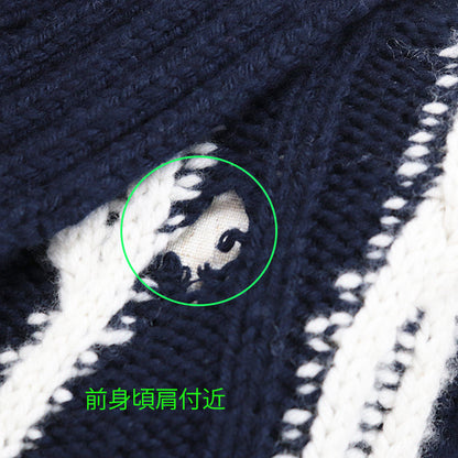Chanel P59195 Wool Cashmere Knit Cardigan