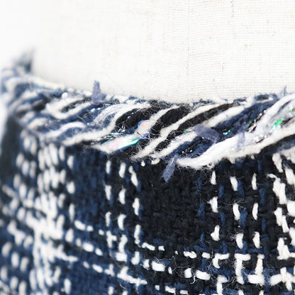 Chanel P58734 Tweed Cotton Linen Silk Skirt