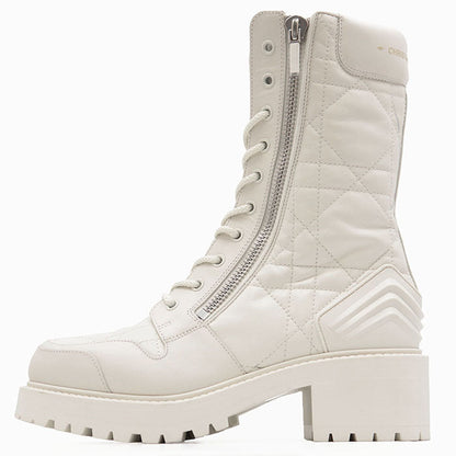 Christian Dior Cannage Leather Boots