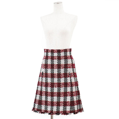 Chanel P55020 Tweed Cotton Wool Skirt