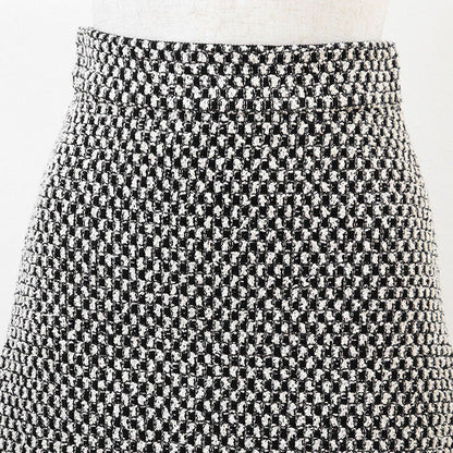 Gucci Gingham Cotton Blend Skirt