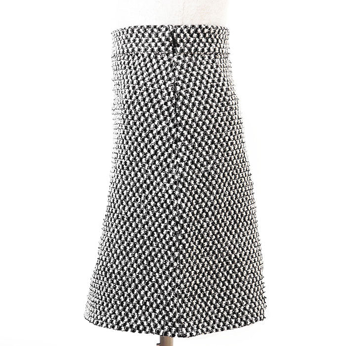 Gucci Gingham Cotton Blend Skirt