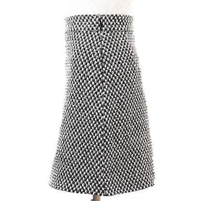 Gucci Gingham Cotton Blend Skirt
