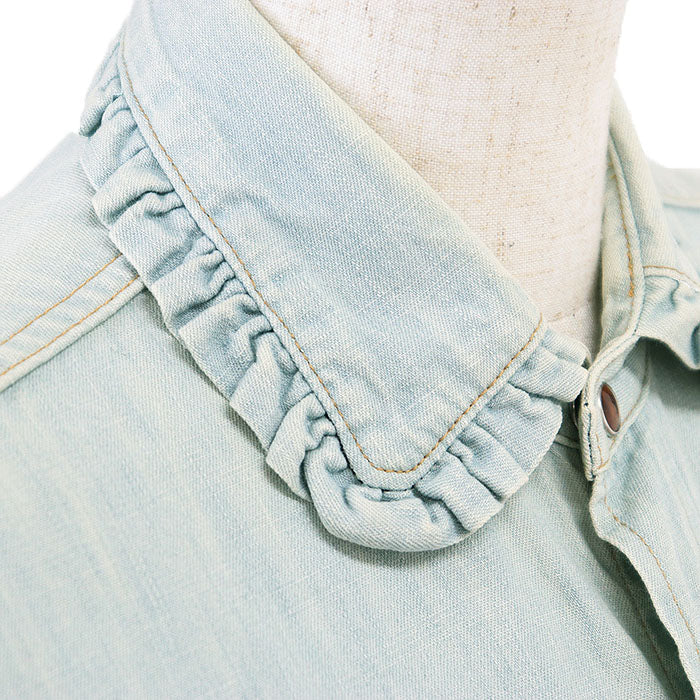 Saint Laurent Paris Western Shirt Cotton Long Sleeve Shirt