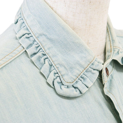 Saint Laurent Paris Western Shirt Cotton Long Sleeve Shirt