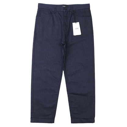 Fendi Embroidered Denim Pants