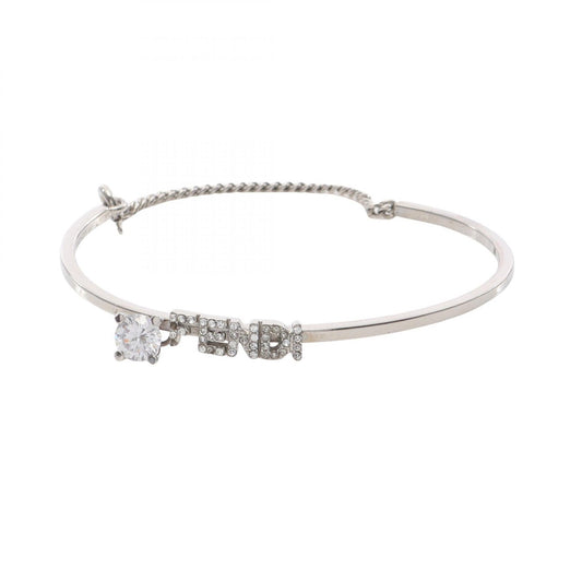 Fendi FENDI logo Stainless Steel Bracelet