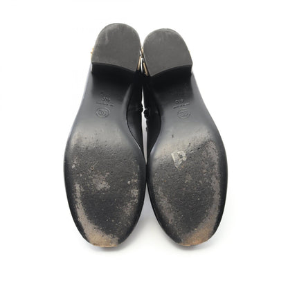 Chanel Coco Mark Camellia Leather Boots