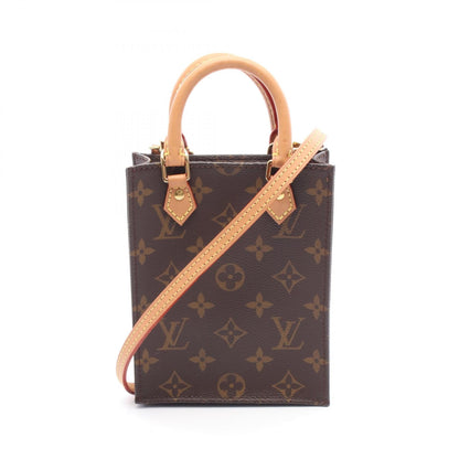 Louis Vuitton Petit Sac Plat Monogram 2way Bag
