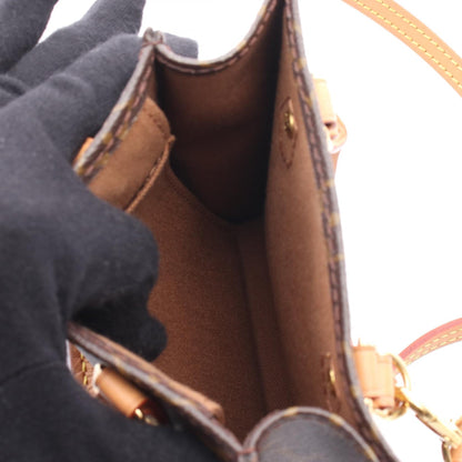 Louis Vuitton Petit Sac Plat Monogram 2way Bag