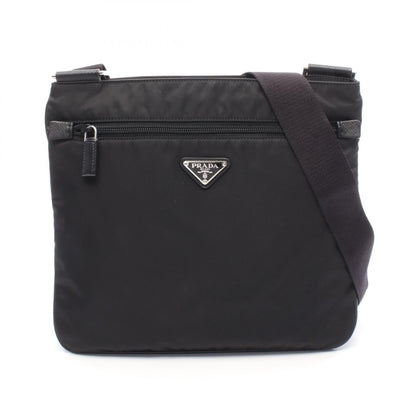 Prada TESSUTO SAFFI Nylon Saffiano Leather Shoulder Bag