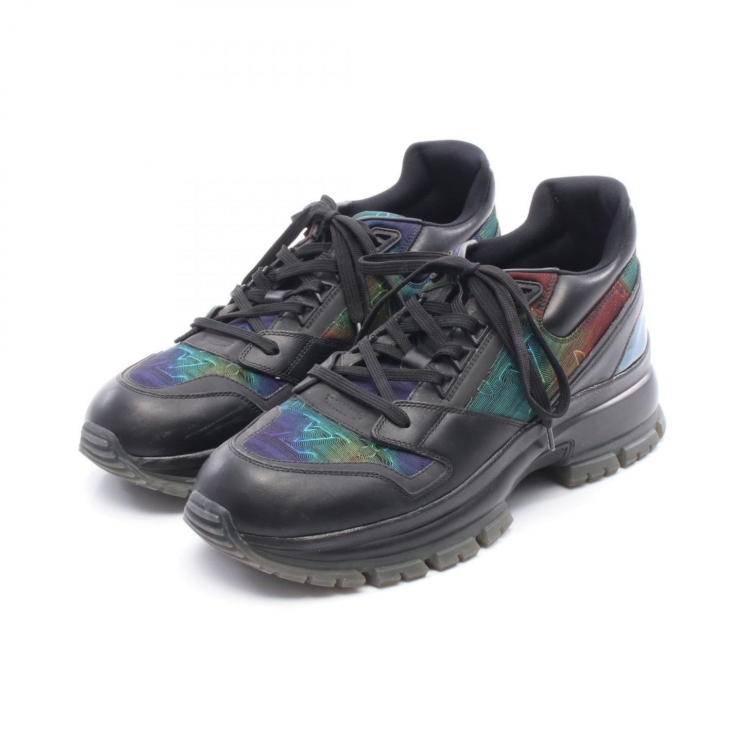Louis Vuitton 2054 Line Leather Fabric Sneakers