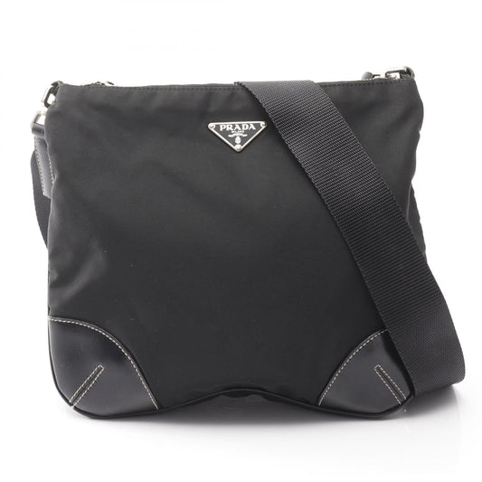 Prada TESSUTO LIGHT Nylon Leather Shoulder Bag