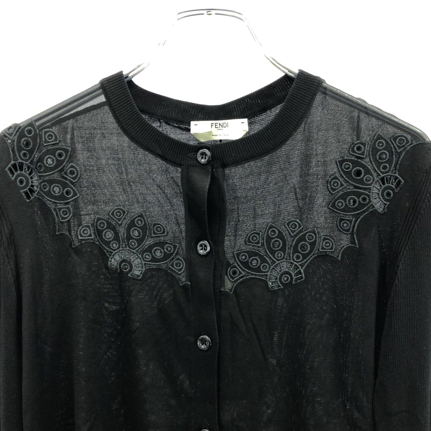 Fendi Silk Cardigan
