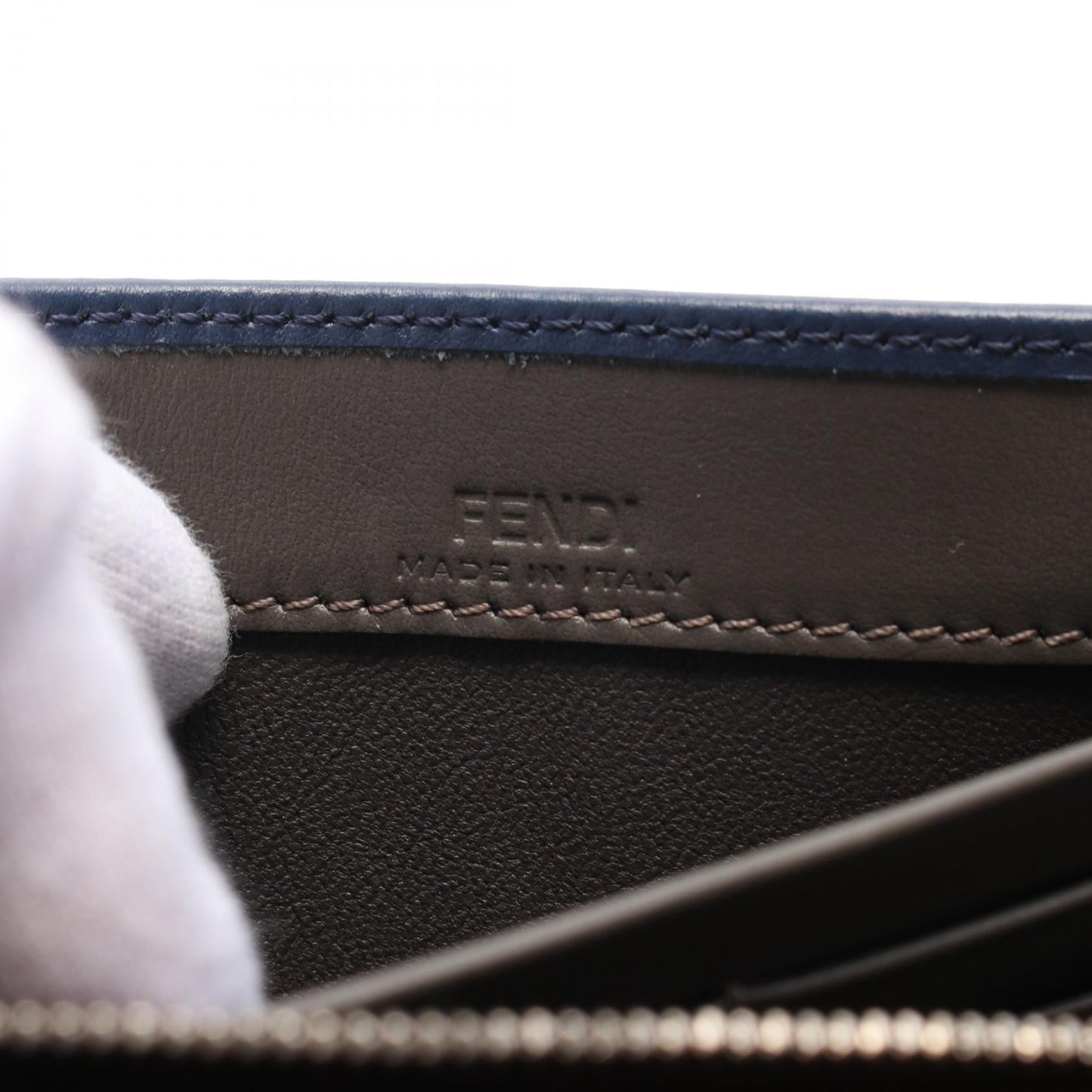 Fendi Peekaboo Leather Long Wallet