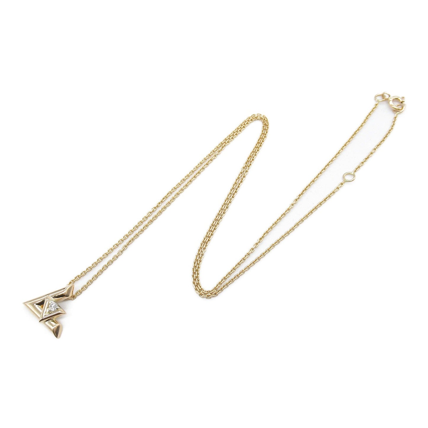 Louis Vuitton LV Volt One K18PG Diamond Necklace