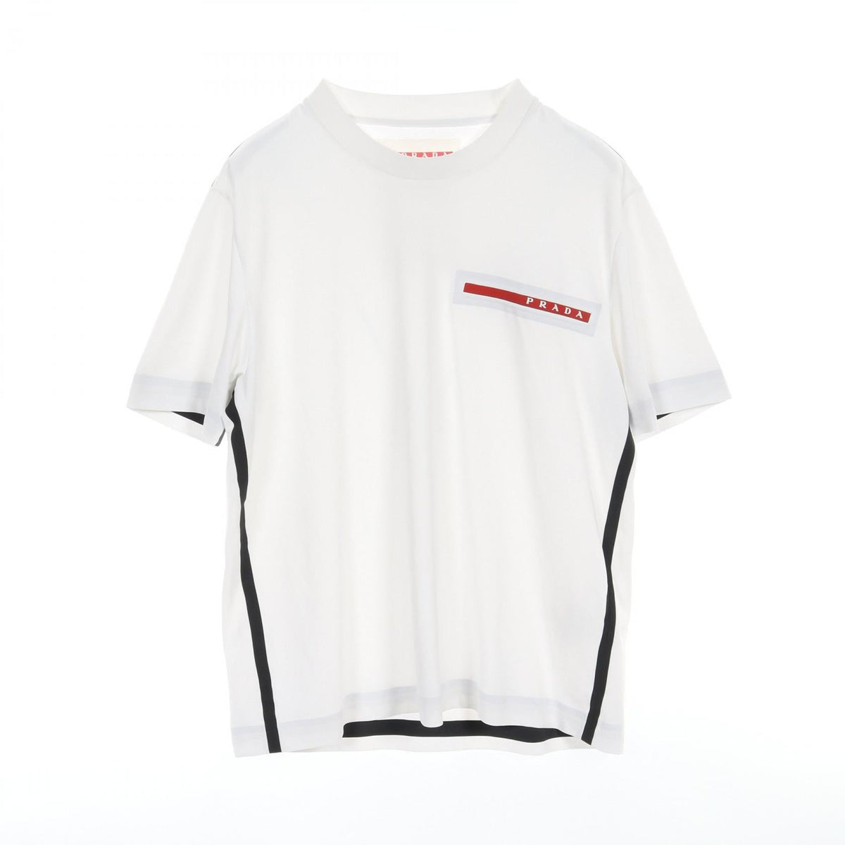 Prada Sport Linea Rossa Pique Polyester T-shirt