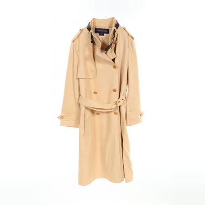 Louis Vuitton Belt Collar LV Button Wool Viscose Coat