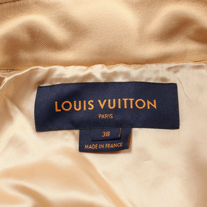 Louis Vuitton Belt Collar LV Button Wool Viscose Coat