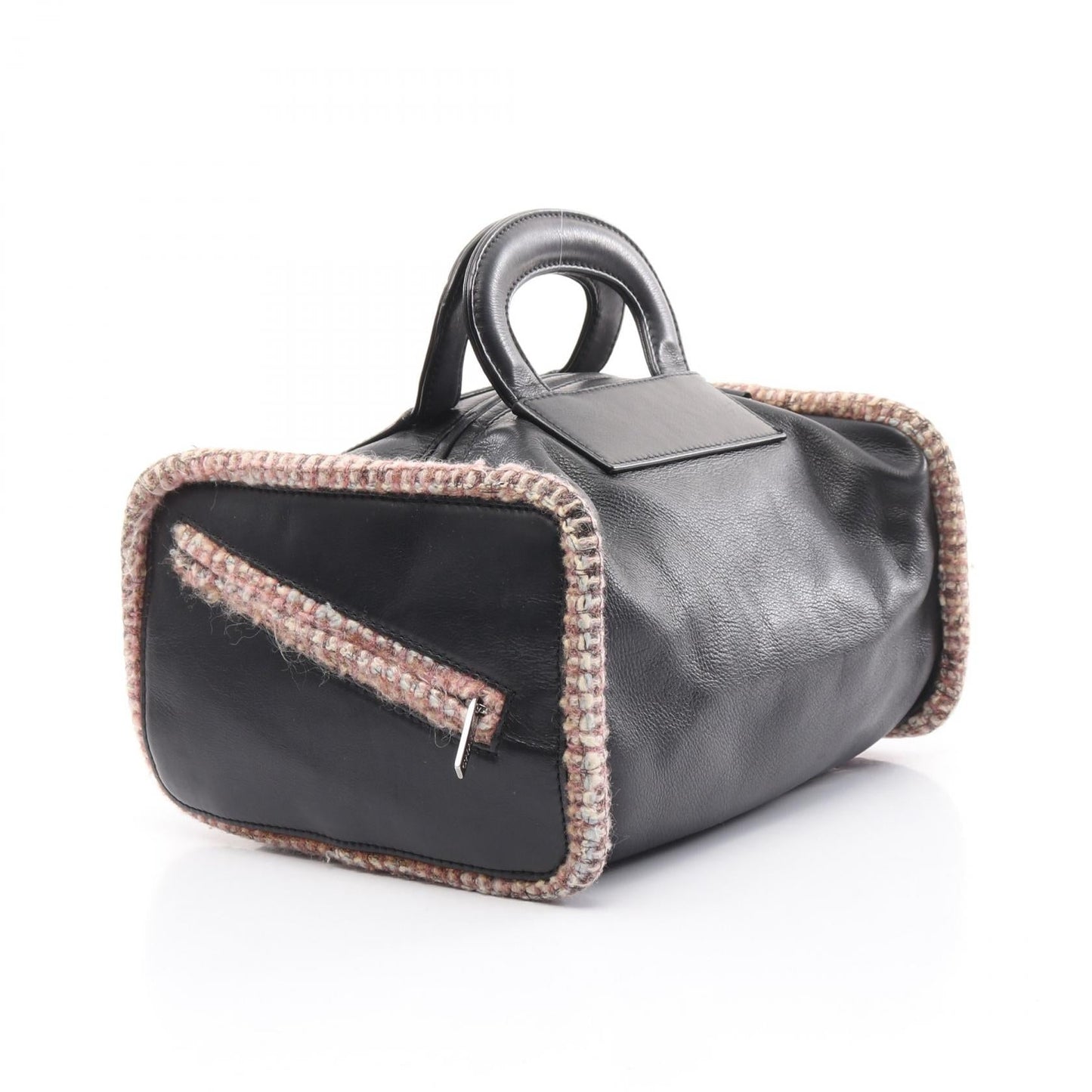 Chanel Leather Fabric Handbag