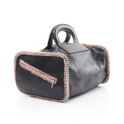 Chanel Leather Fabric Handbag