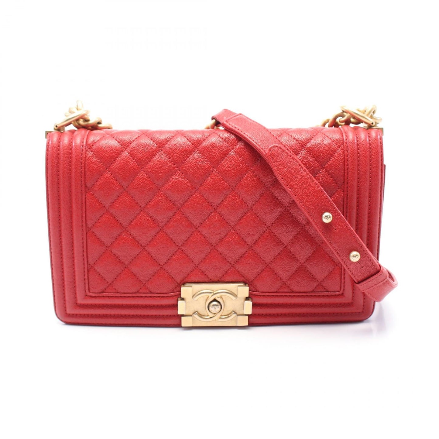 Chanel Boy Chanel Grained Calfskin Shoulder Bag