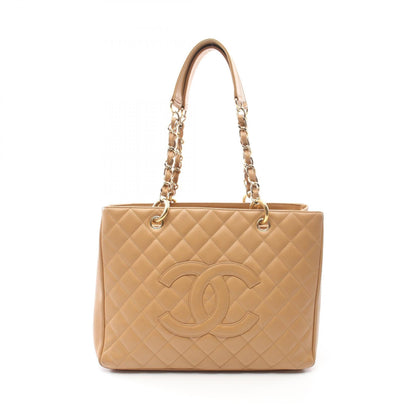 Chanel Matelasse Grand Shopping Tote Grained Calfskin Bag