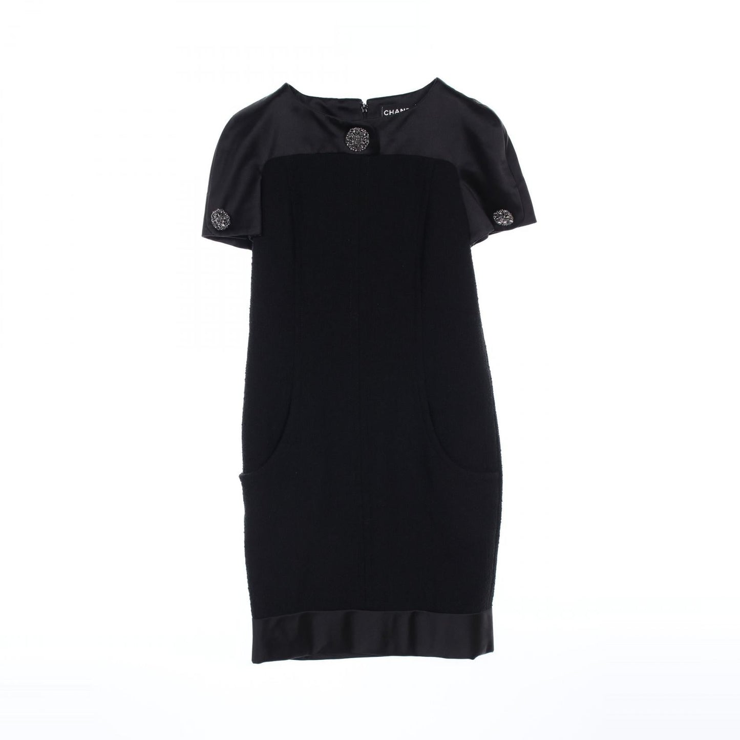 Chanel Bijoux Wool Silk Dress
