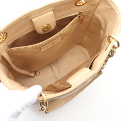 Chanel Matelasse Grained Calfskin Tote Bag