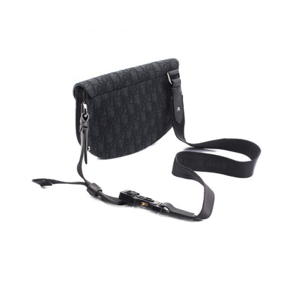 Dior SADDLE Oblique Canvas Leather Waist Bag