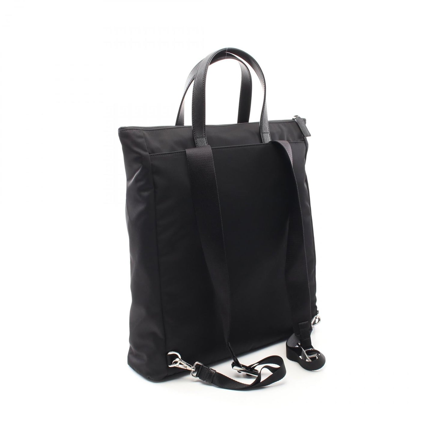 Prada TESSUTO Nylon Saffiano Leather Backpack