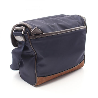 Prada TESSUTO + CAMOSCIO Nylon Leather Suede Shoulder Bag