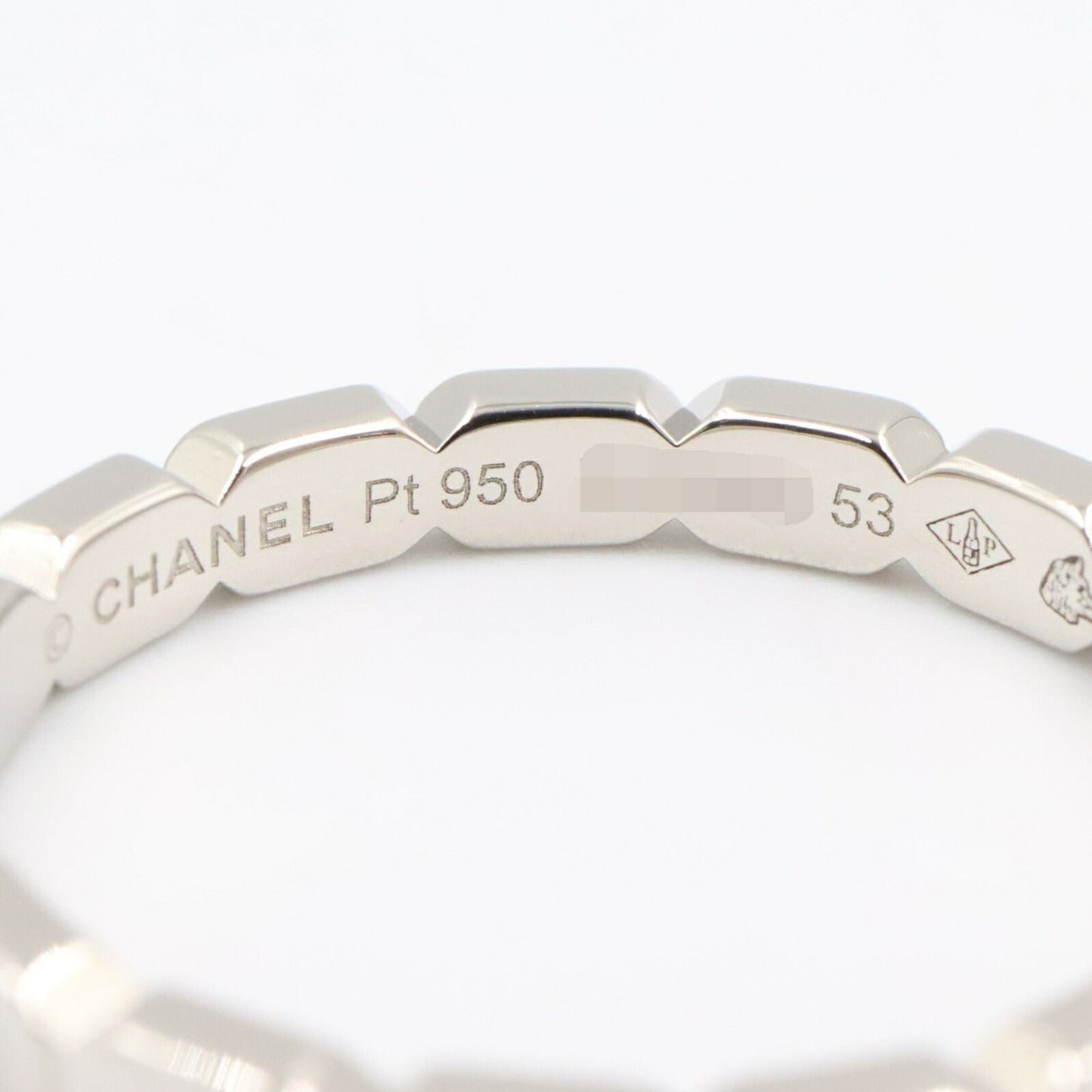 Chanel Première Pt950 Platinum Ring Size 12