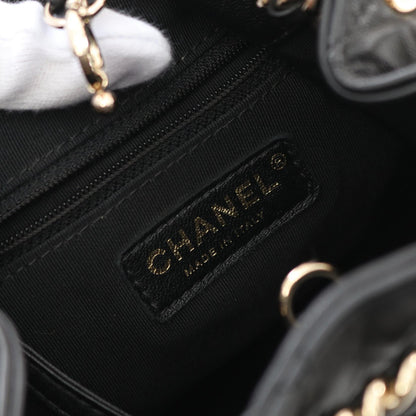 Chanel Matelassé Studs Coco Mark Calfskin Backpack