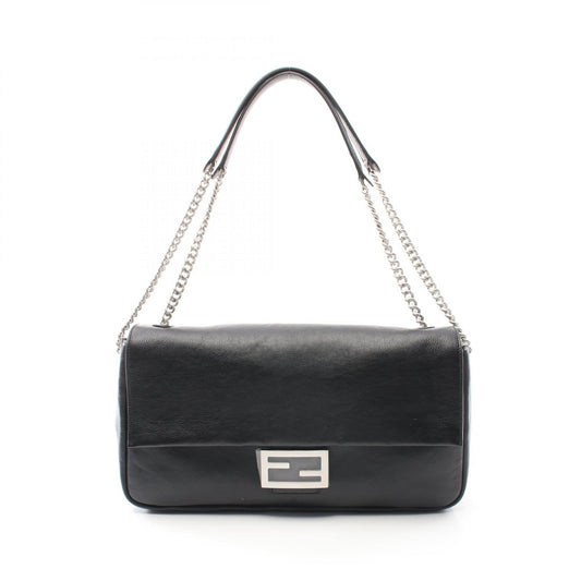 Fendi Baguette Chain Large Shoulder Bag Leather Bag