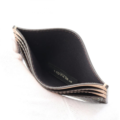 Fendi PVC Coated Canvas × Leather Card Case 8M0445AURFF174H
