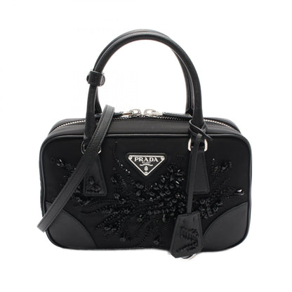 Prada TESSUTO+SAFFIANO 2way bag 1BB1212C4QF0632