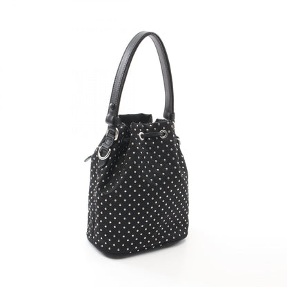 Prada Studs Nylon Handbag