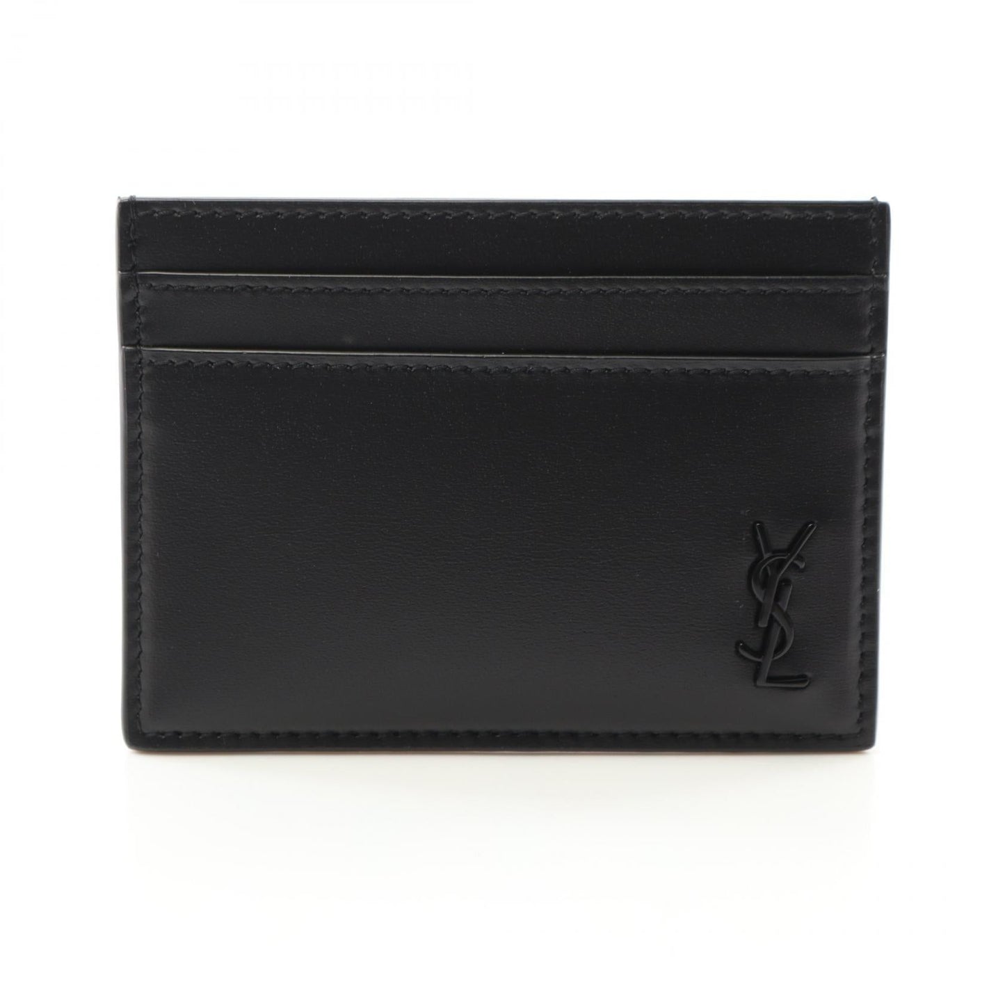 Saint Laurent Tiny Cassandra Leather Card Case