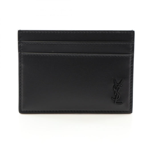 Saint Laurent Tiny Cassandra Leather Card Case