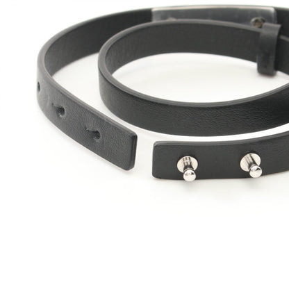 Dior Homme COUTURE Leather Stainless Steel Bracelet